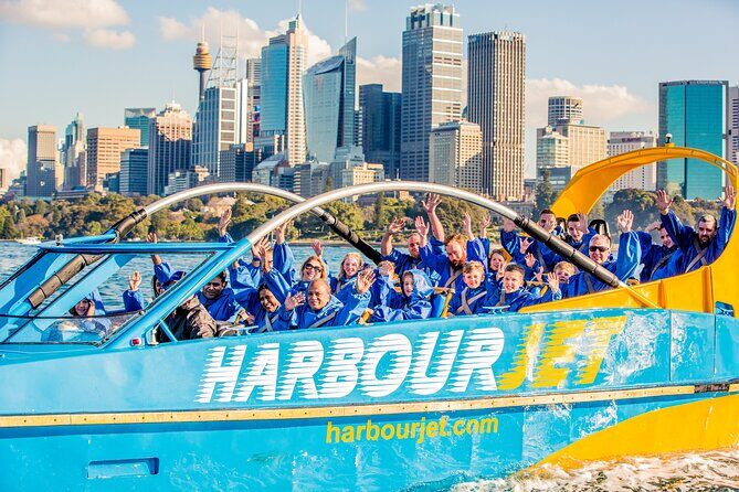 45-Minute Sydney Harbour Adventure Jet Boat Ride - The Power Part: Spins, Slides, Wave Riding, and Braking Stops