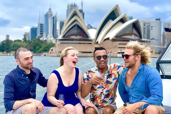 Private Sunset Cruise on Sydney Harbour for up to Four Guests - Woolloomooloo, Finger Wharf, and Garden Island naval views