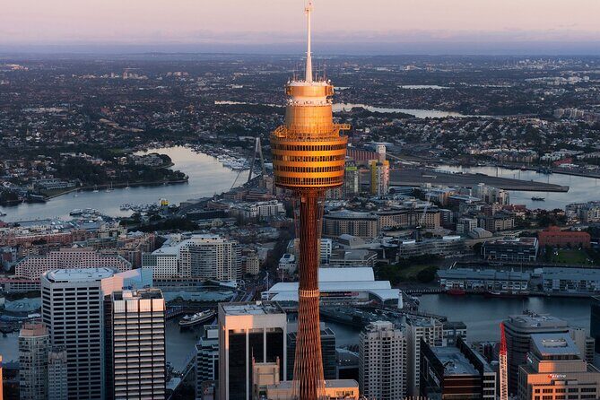 Sydney Eye Tower Admission Ticket - Sydney Tower at 250 meters: the fast track to iconic views