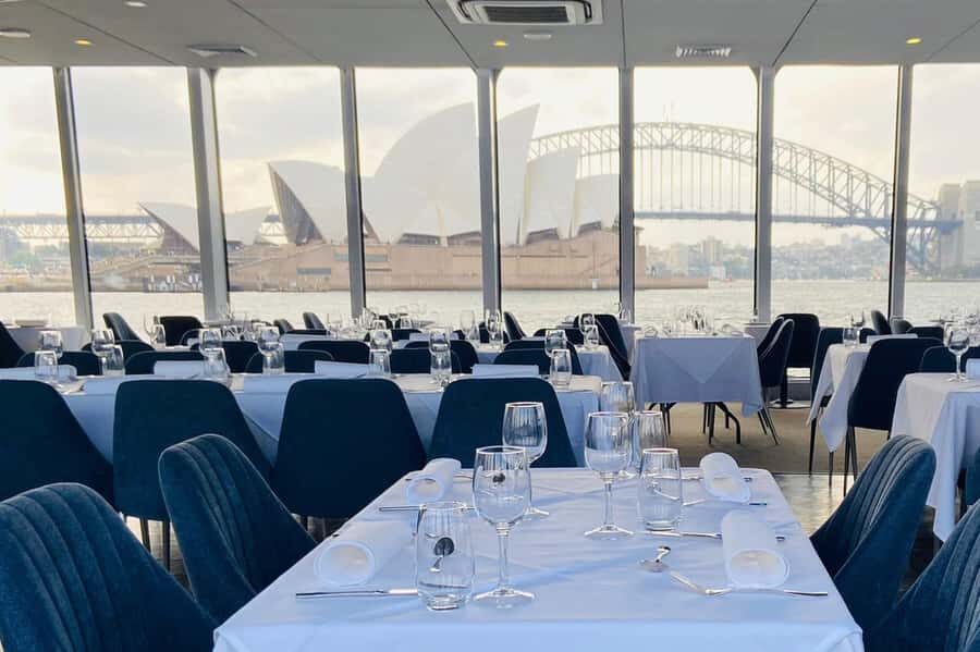 Sydney Harbour Lunch Cruise: 360° Glass Boat Views & Buffet - Entering the Glass Boat at King Street Wharf 5