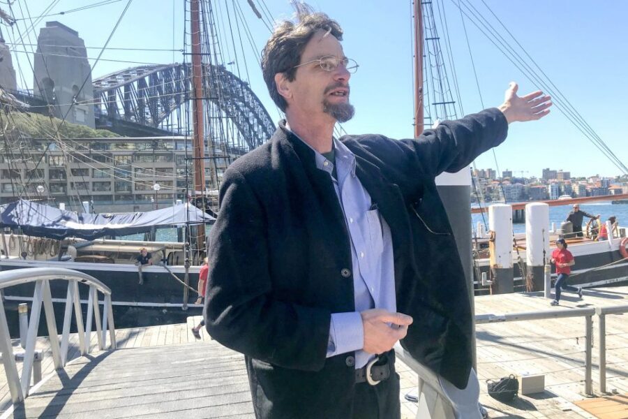 Sydney Harbour: Tall Ship Afternoon Cruise - The crew makes the stories land: Ruth, Jim, and Captain James