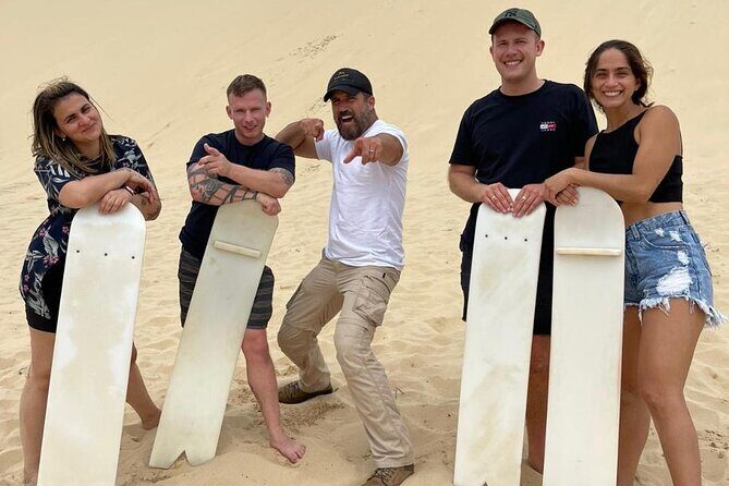 Sydney: Port Stephens Sandboarding, Dunes & Dolphin Cruise option - Nelson Bay lunch break: where the trip breathes
