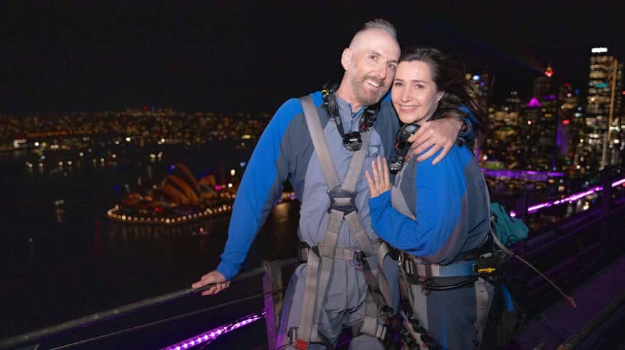 The Vivid Sydney BridgeClimb - Small-group climbing: how the experience feels with up to 14 people